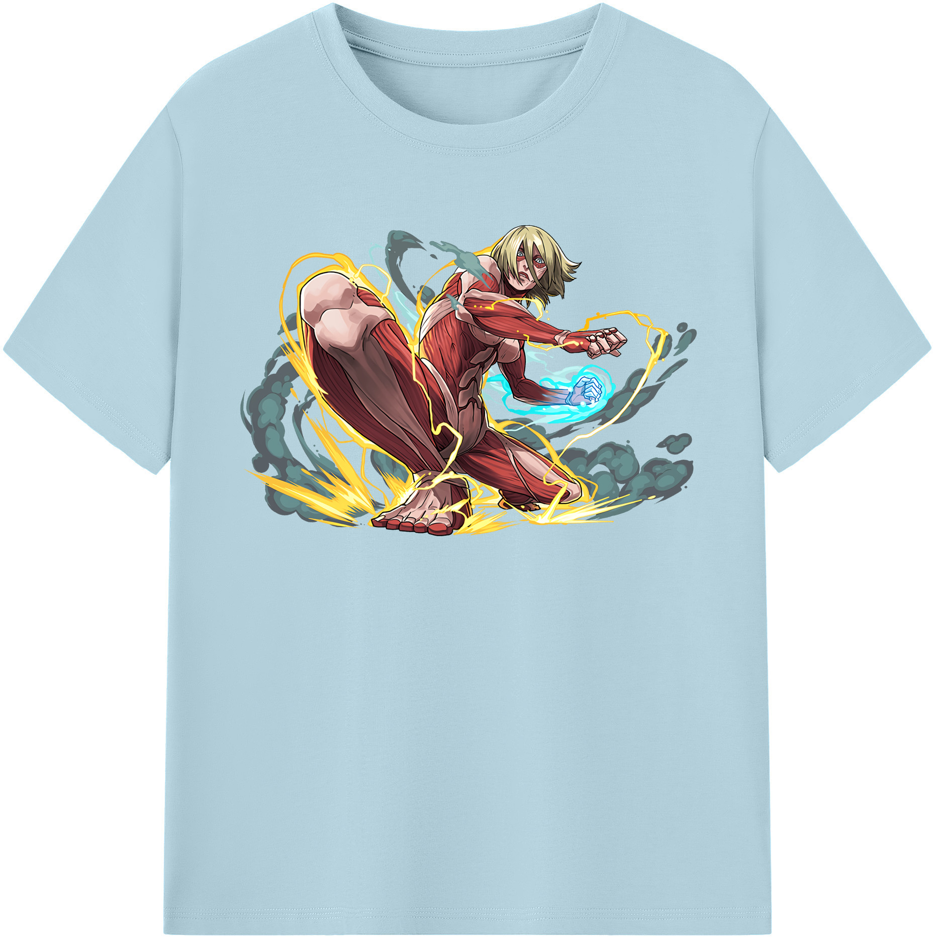 （画像用） 進撃の巨人 Attack on Titan 綿100％半袖Tシャツ（フロントプリント）